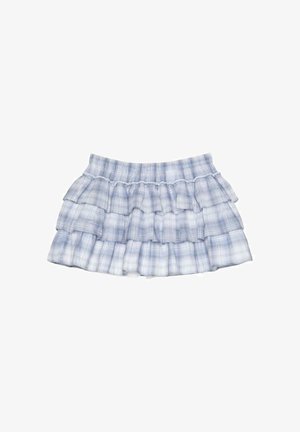 Stradivarius, RUFFLED CRINKLE SKORT - Suknja A kroja - blue