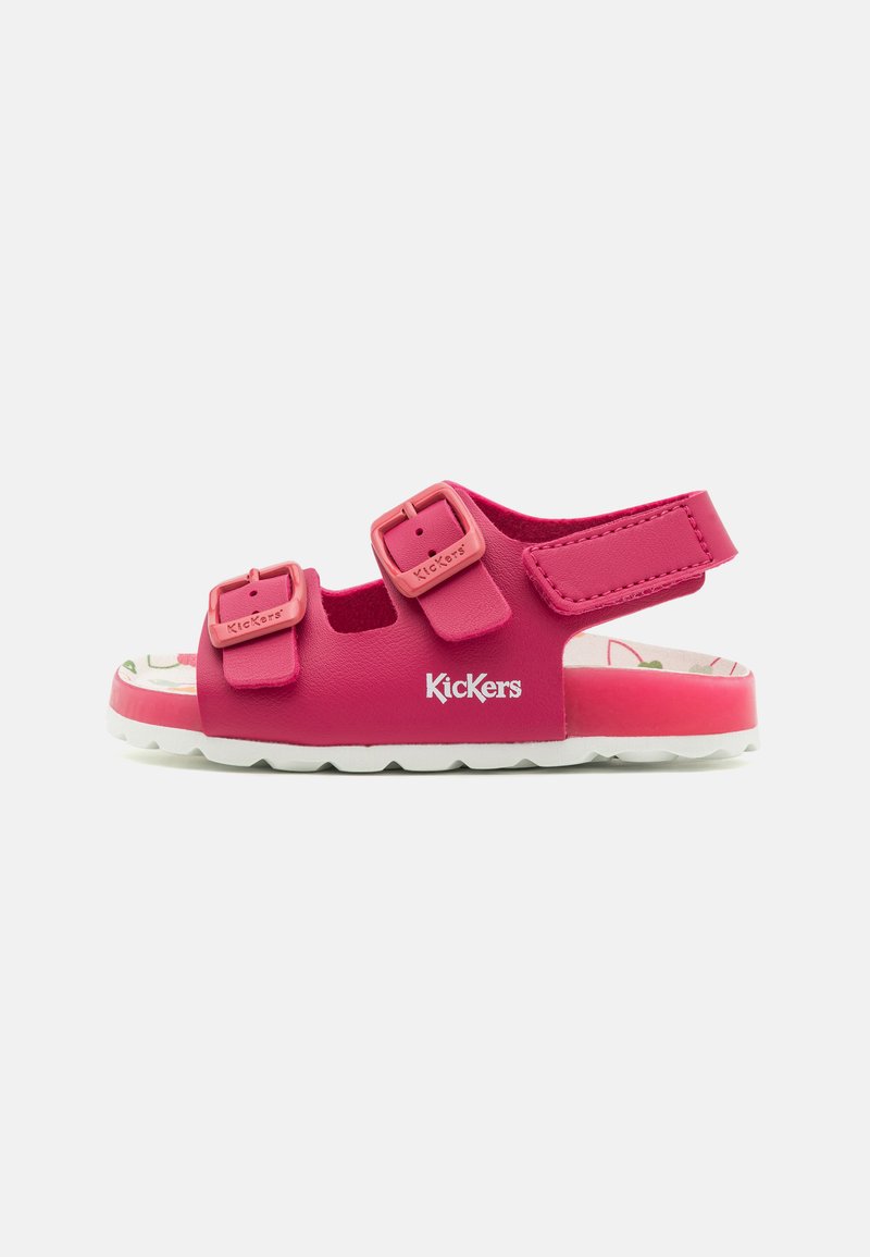 Kickers Pepper – Sandales Bout Ouvert Garçon, Bleu Marine, Semelle Souple Et Scratch Facile – Confort Toute La Journée