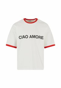 PROHIBITED T-shirts med print - white
