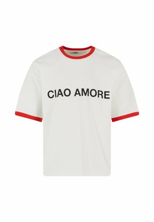 T-shirts med print - white