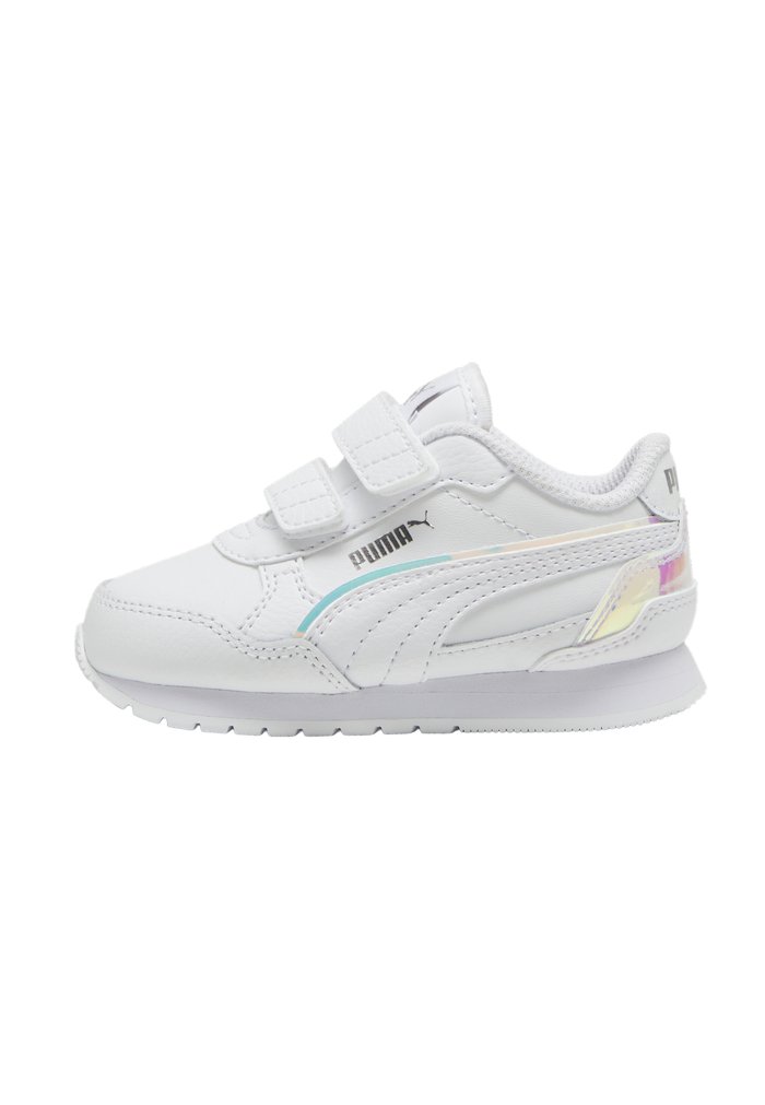 PUMA ST RUNNER V4 HOLO SNEAKERS - Zapatillas - white- white- silver