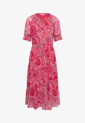 Cream, CRYUNA LUCY SHORT SLEEVE - Denné šaty - pink paisley