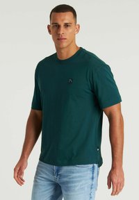 CHASIN' FLOWERED - T-shirt print - green