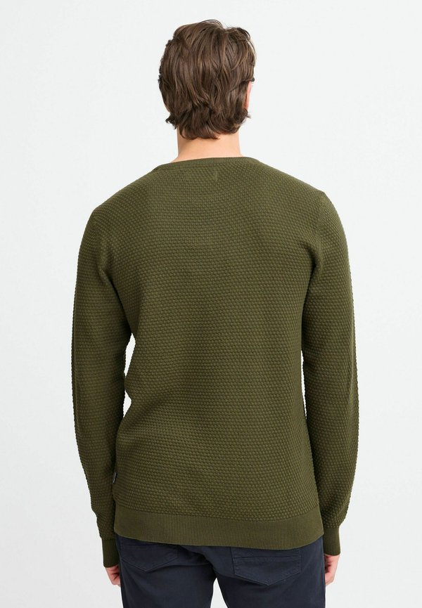 HILL CREW NECK NOOS - Jumper - forest night3