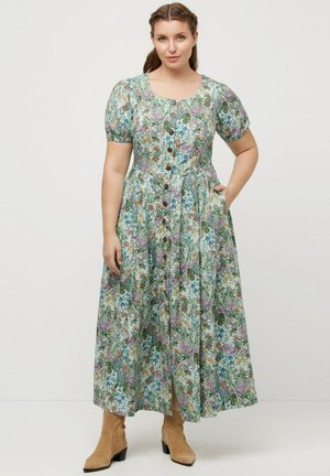 Ulla Popken Maxi šaty - green