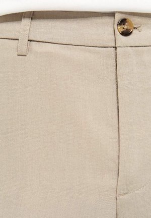 New Look, STONE SLIM  LOOK CHINO TROUSERS - Chino - stone