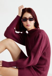 ONLY ONLKATIA DRESS - Vestido de malha - burgundy