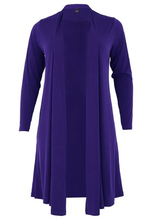 LONG FIT - Strickjacke - purple