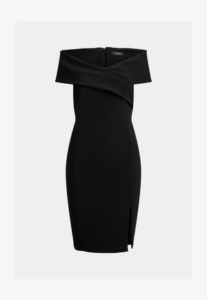 Lauren Ralph Lauren, FAILLE OFF-THE-SHOULDER COCKTAIL DRESS - Robe de soirée - black