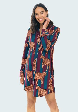 TIGER  - Camicia da notte - bordeaux