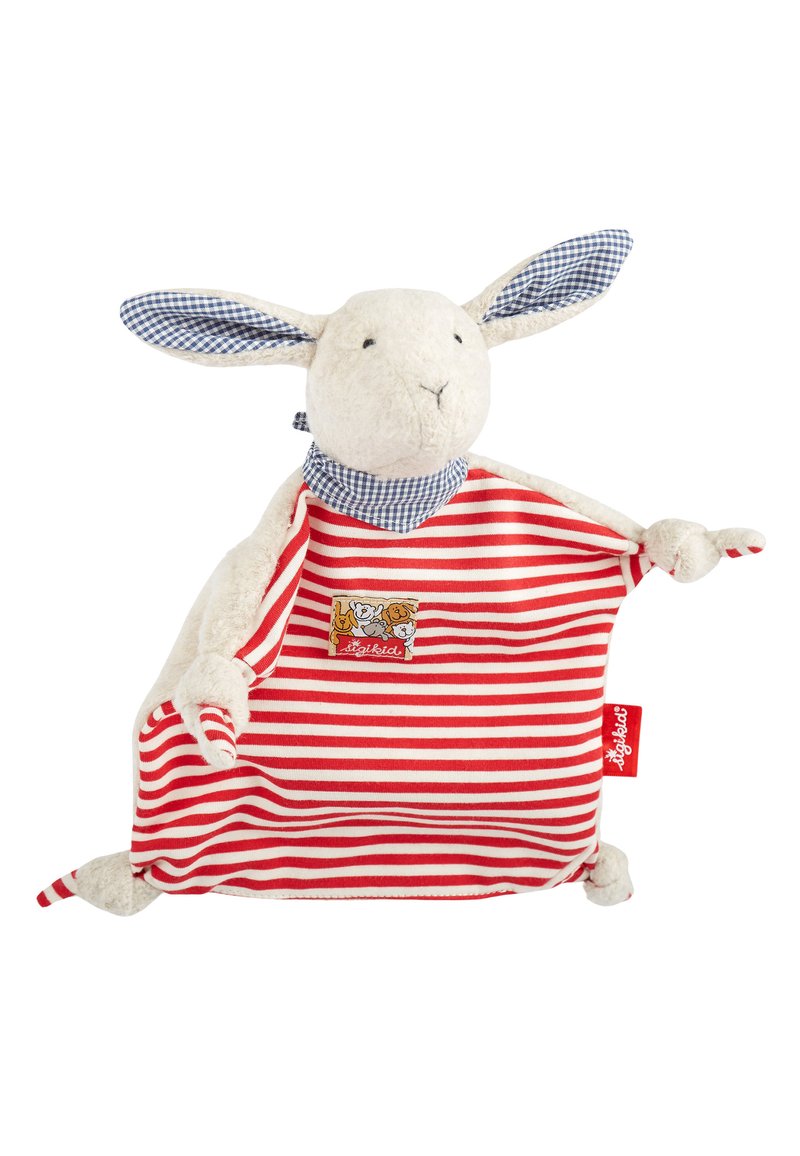 sigikid SCHNUFFELTUCH - Toy - weiß rot