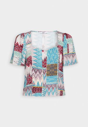 ONLY ONLALMA LIFE MAE - Tricou cu imprimeu - molten lava