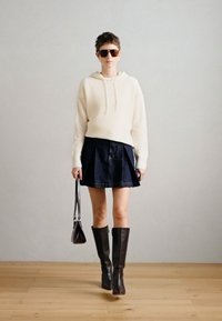 Marc O'Polo LONGSLEEVE HOOD - Φούτερ με κουκούλα - raw cream