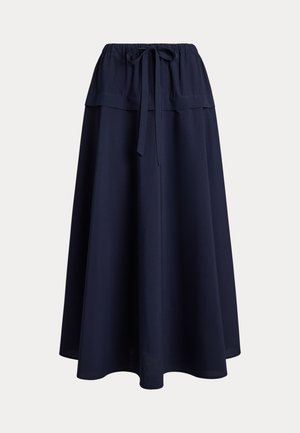 Polo Ralph Lauren, COTTON CANVAS A-LINE SKIRT - A-snit nederdel - hunter navy
