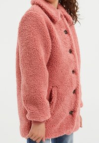 WE Fashion TEDDY - Vinterkappa /-rock - light pink