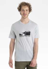 icebreaker MERINO 150 LIGHT WEIGHT TECH LITE II GRAPHIC - T-shirts print - LIGHT GREY