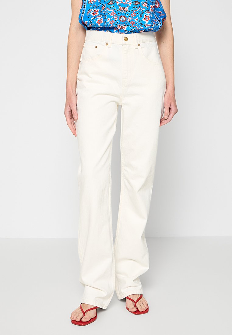TORY BURCH Straight leg jeans wit
