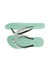Uzurii PRECIOUS BLOOM  - T-bar sandals - mint green