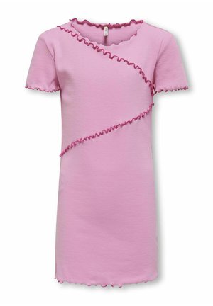 SCHNITT RUNDHALS KURZES  - Jumper dress - begonia pink