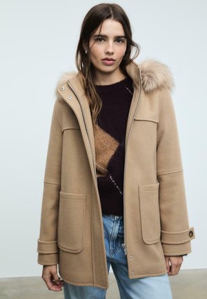 WITH HOOD - Cappotto classico - brown