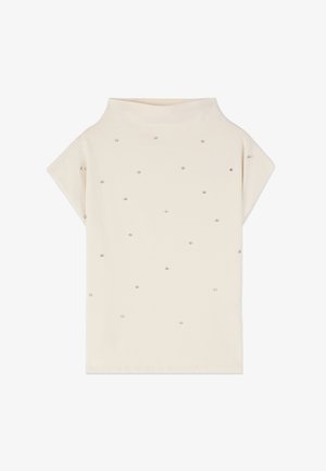 Oltre, T-SHIRT CON CASTONI - Camiseta estampada - bianco