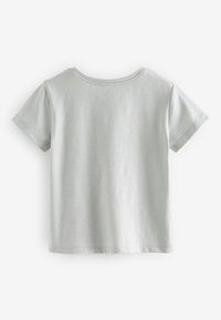 Next SHORT SLEEVE  REGULAR FIT - T-shirts print - blue flower slogan