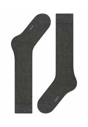 Esprit BASIC PURE - Kniestrümpfe - anthra mel