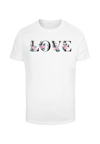 LOVER FLOWER TEE - T-shirts print - white