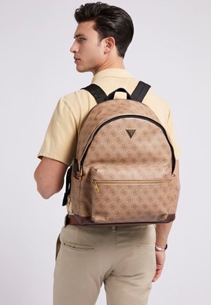 VEZZOLA ROUND BACKPACK - Mochila - brown/beige