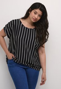 Kaffe Curve BELLA STANLEY - Blus - black chalk stripe
