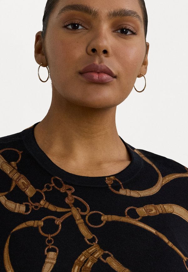 BELTING-PRINT COTTON-BLEND SWEATER - Jumper3