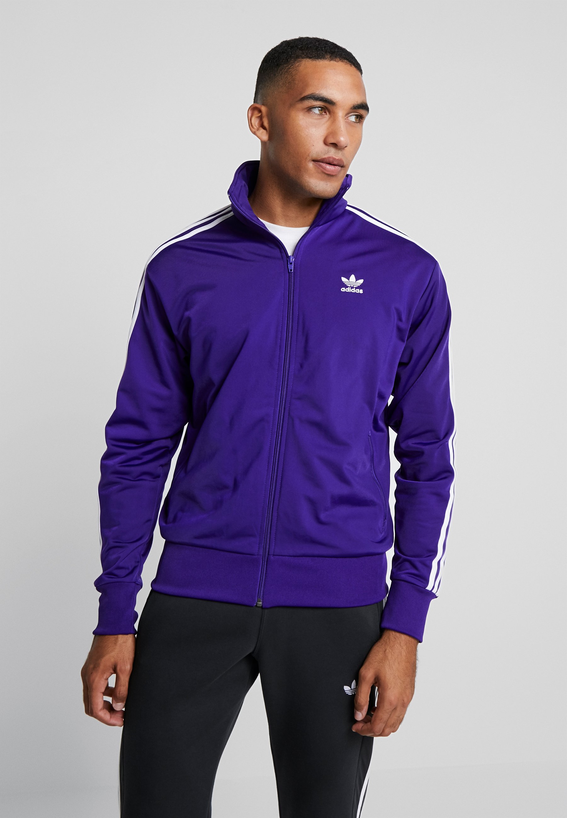 adidas originals firebird track top purple