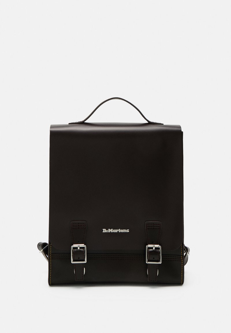 Dr. Martens - BOX BACKPACK UNISEX - Mugursoma - burgundy kiev+ smooth, Palielināt