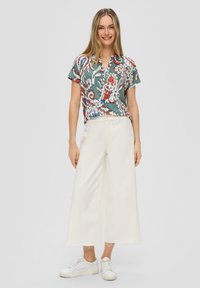 s.Oliver T-Shirt print - helles petrol