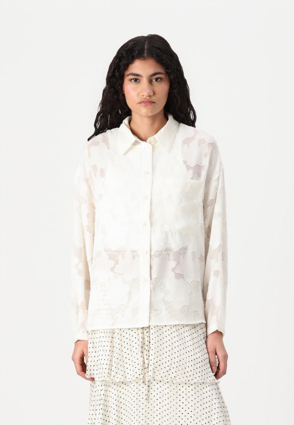 PCTIMMA SHIRT - Hemdbluse - cloud dancer