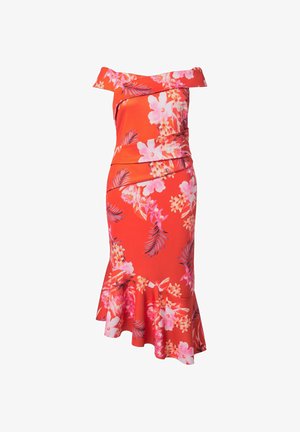 Ulla Popken, TROPICAL FLOWER - Etuikleid - red