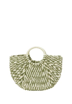 Kézitáska - green offwhite