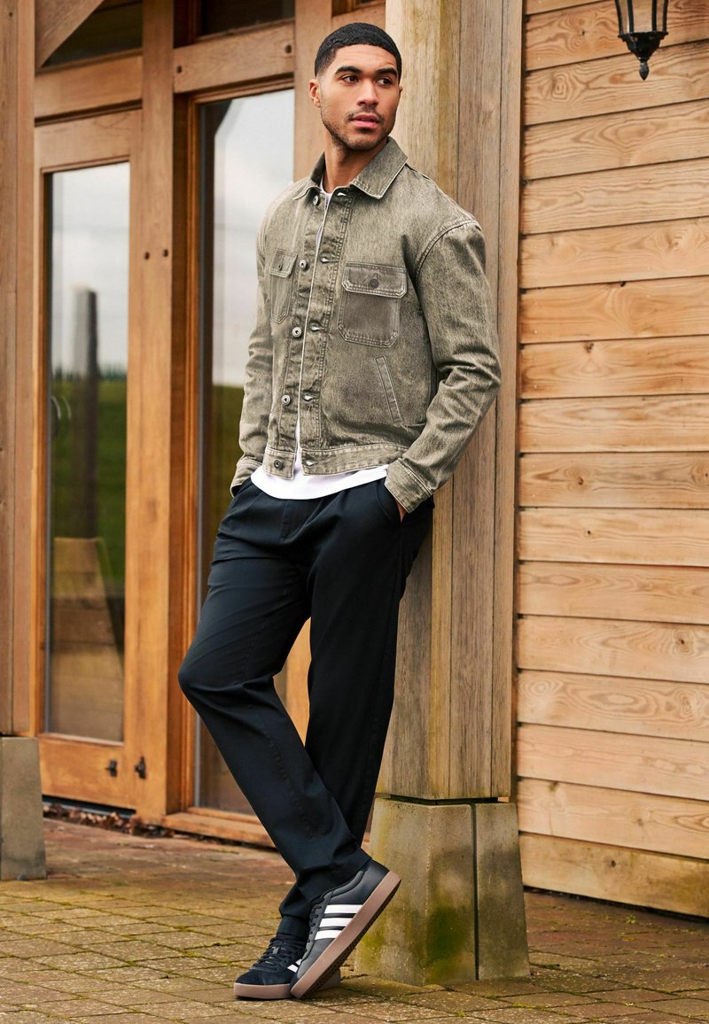 Next REGULAR FIT BUTTON UP - Spijkerjas - neutral wash