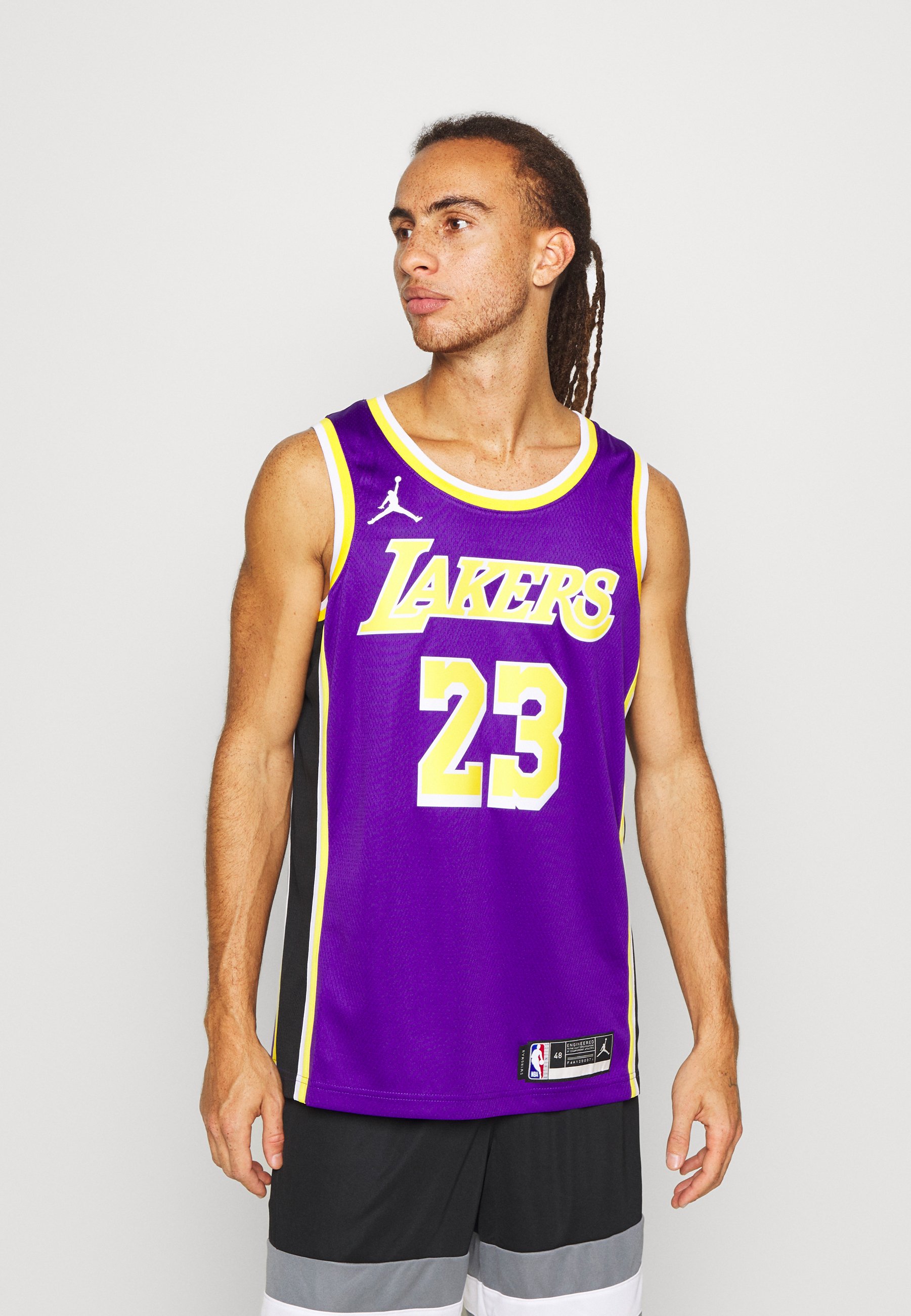 Nike Performance Nba La Lakers Lebron James Swingman Nba Trikot Field Purple Lila Zalando De