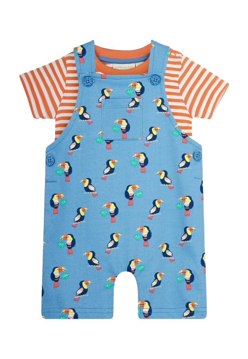 JoJo Maman Bébé 2-PIECE SET  - REGULAR FIT - Kombinezonas su petnešomis - blue toucan