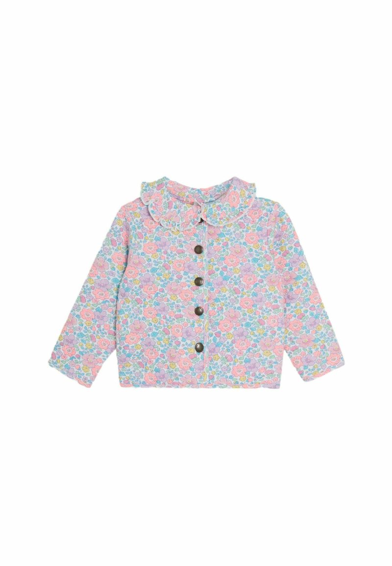 JoJo Maman Bébé Lengva striukė - lilac purple floral