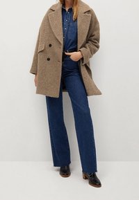 Mango Abrigo de invierno - brown
