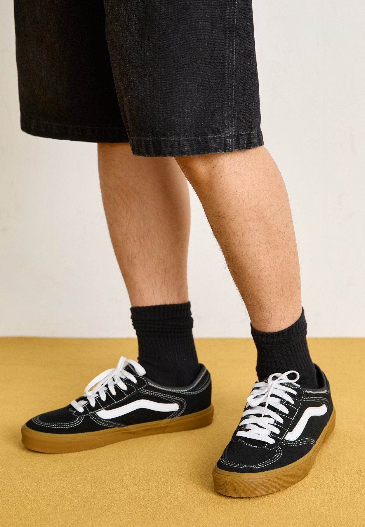 Vans ROWLEY CLASSIC UNISEX - Trainers - black/white