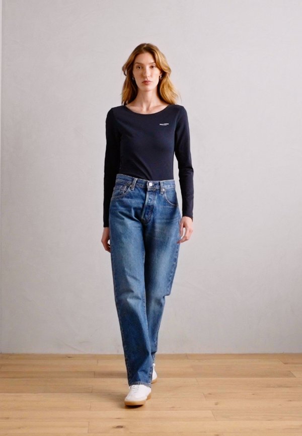 LONG SLEEVE ROUND NECK SOLID - Long sleeved top - manic midnight4