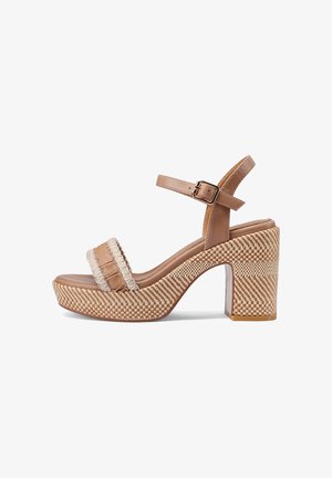 Queen Helena, Sandali con tacco - cammello