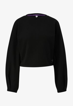 QS, Sweatshirt - schwarz