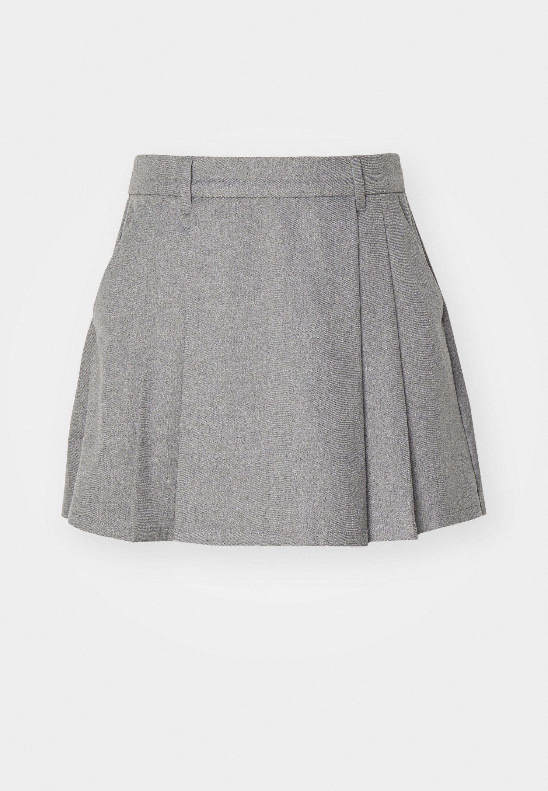 Hollister Co. SKORT - A-line skirt - grey heather/grey - Zalando.co.uk