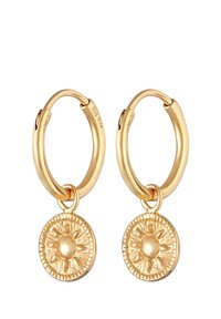 Elli COIN SUN VINTAGE - Øreringe - gold-coloured