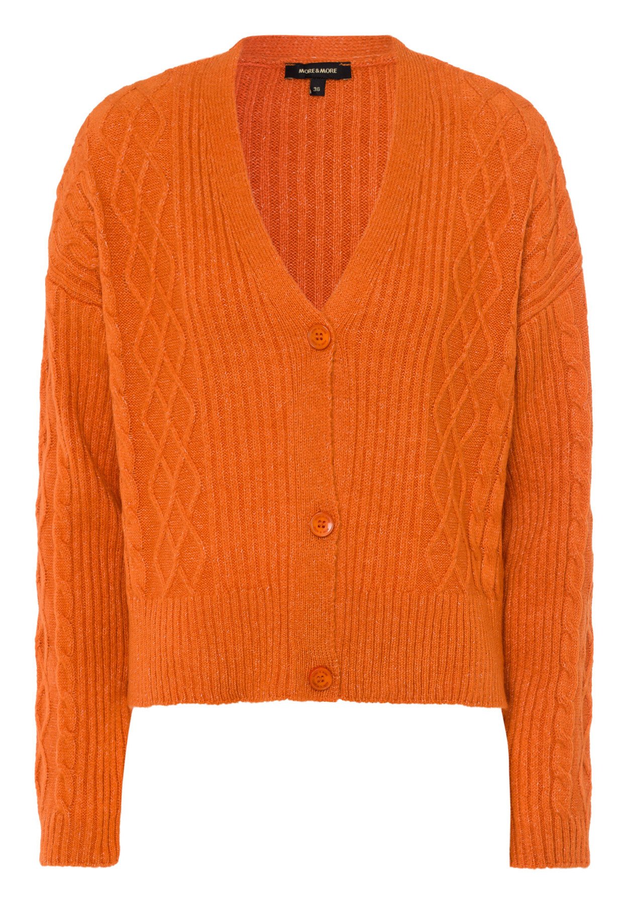 Orange Cardigan und Strickjacken für 