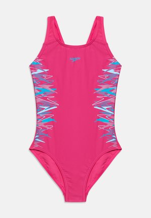 GIRLS PLACMEMENT MUSCLEBACK - Traje de baño - margarita pink/mayan blue